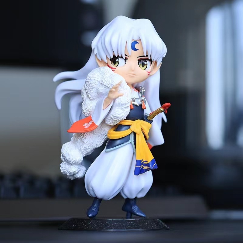 1 Mô Hình Nhân Vật hanyo-yashahime inuyasha sesshoumaru Hinurashi towa moroha 15cm Bằng pvc