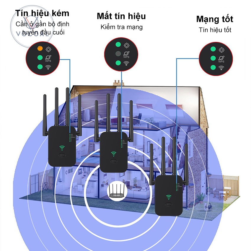 Bộ Khuếch Đại Tín Hiệu wifi Không Dây 2.4ghz wi-fi Chuyên Dụng Cho Aprou plug