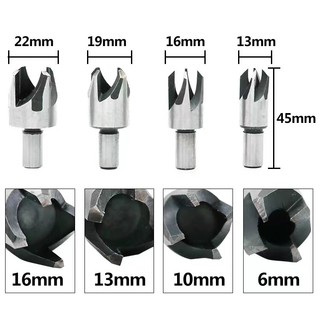Bộ 4 mũi khoan gỗ diy tốc độ cao chuyên dụng