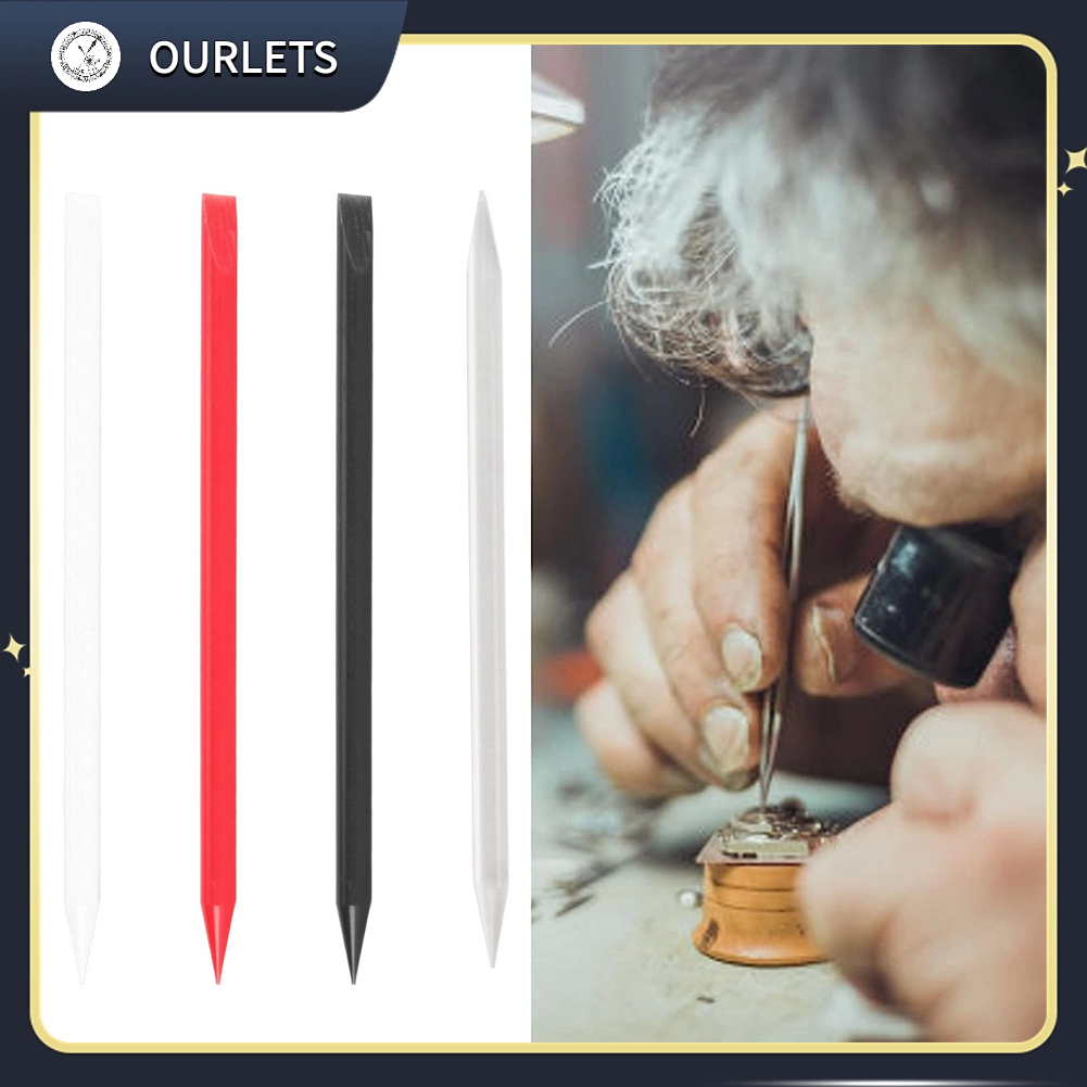 Thanh làm sạch mặt số đồng hồ Cài đặt phụ Loại bỏ bụi Bộ máy Bút 【Ourlets】