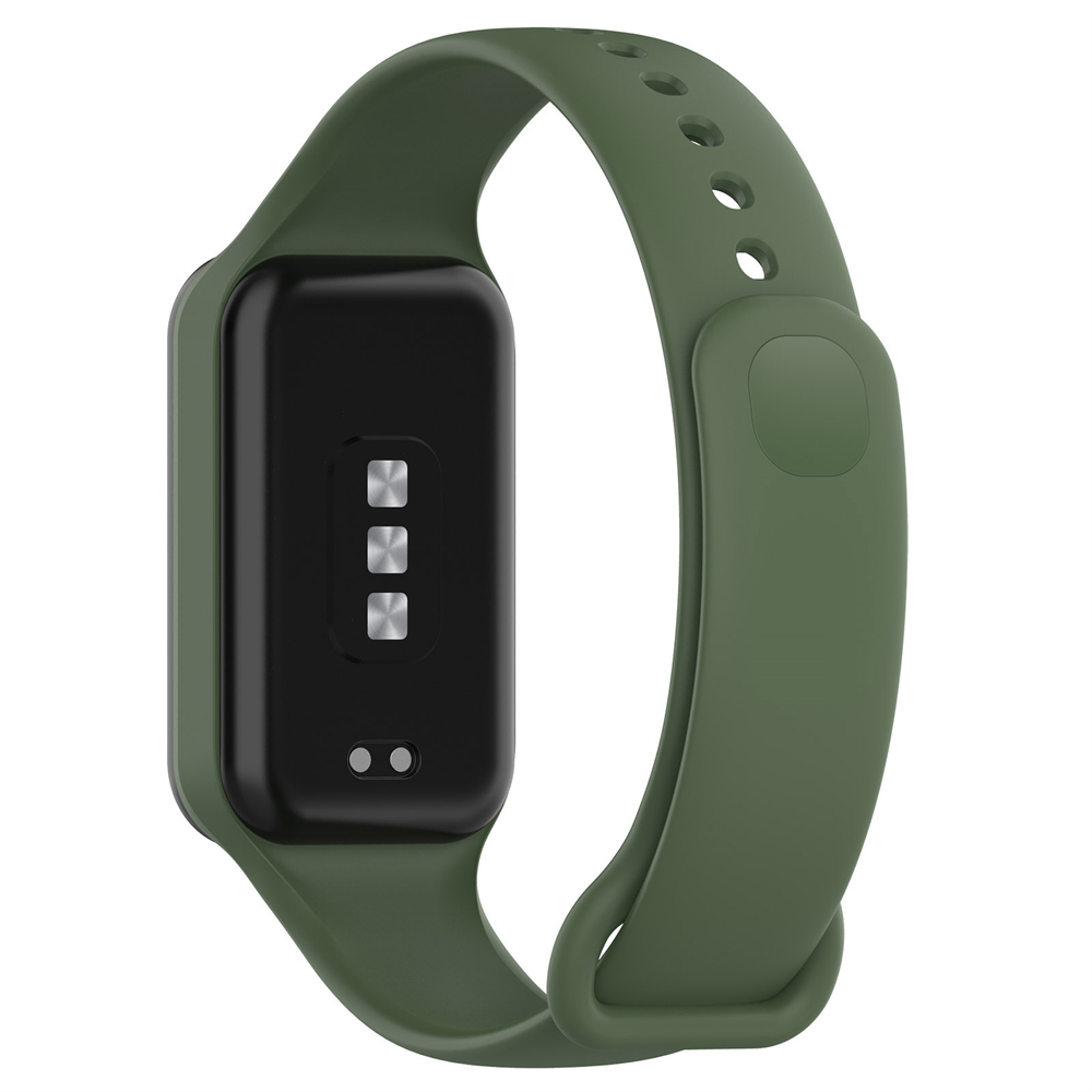 Dây Đeo Thay Thế Chất Liệu Silicon Màu Trơn Cho xiaomi smart band 8 active