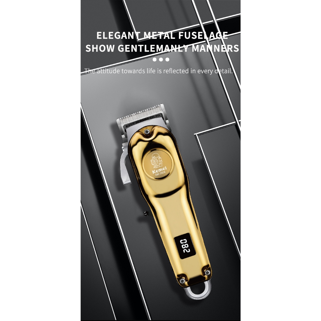 Kemei Tông Đơ Cắt Tóc Chuyên Nghiệp Không Dây Sạc Lại Được