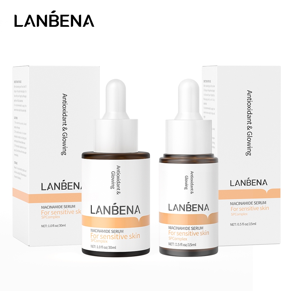 [Shopee Live] Serum Niacinamide Lanbena Làm Trắng Sáng Làn Da 15ml 30ml