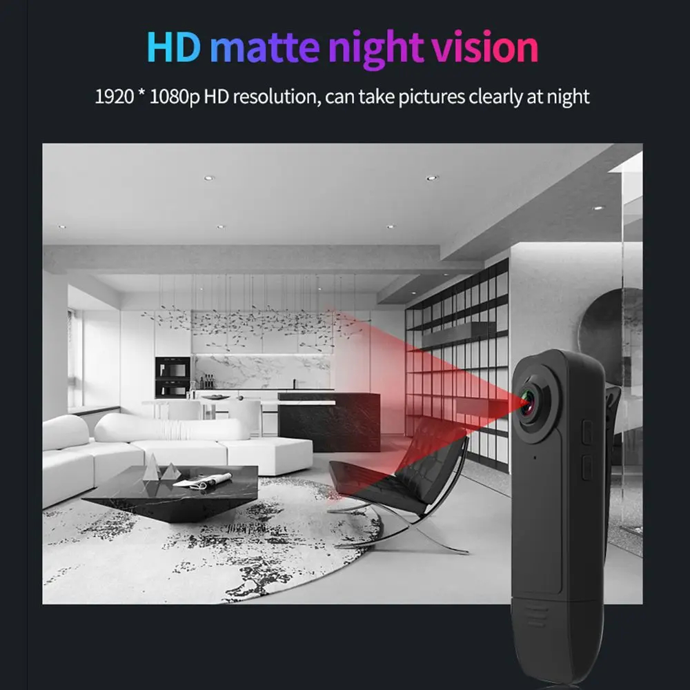 Camera Hành Trình mini Độ Phân Giải 1080p hd 1000mah Hỗ Trợ Quay Đêm