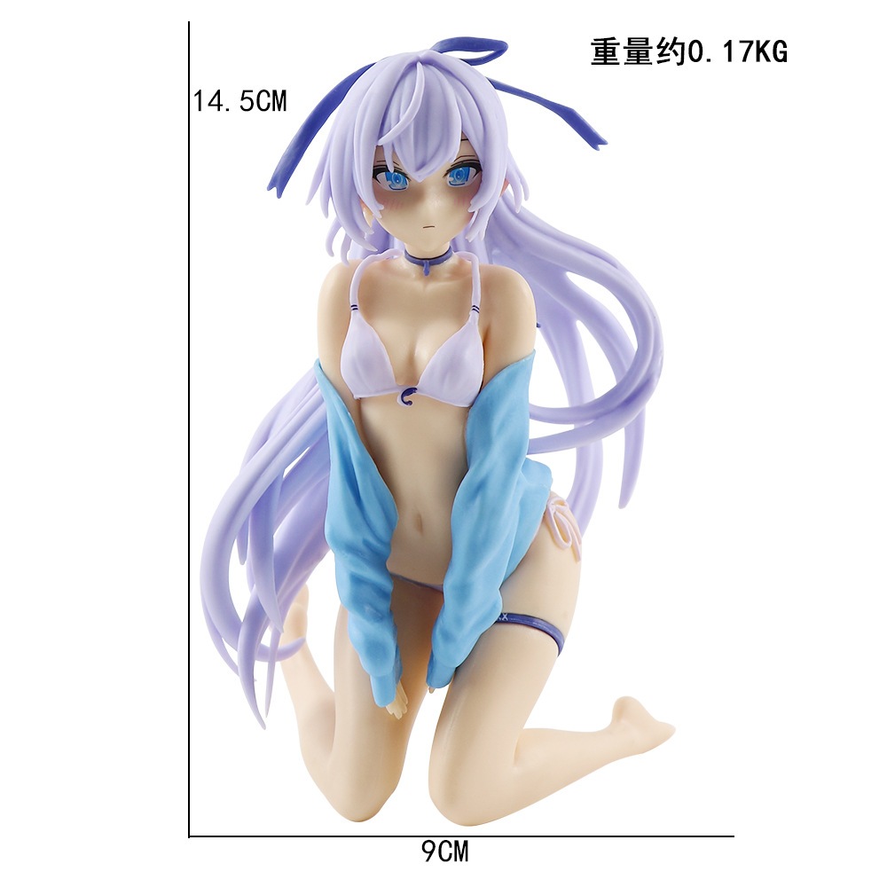 Mô Hình Nhân Vật konosuba aqua 14.5cm 2023 Mặc Đồ Bơi Quyến Rũ Bằng pvc
