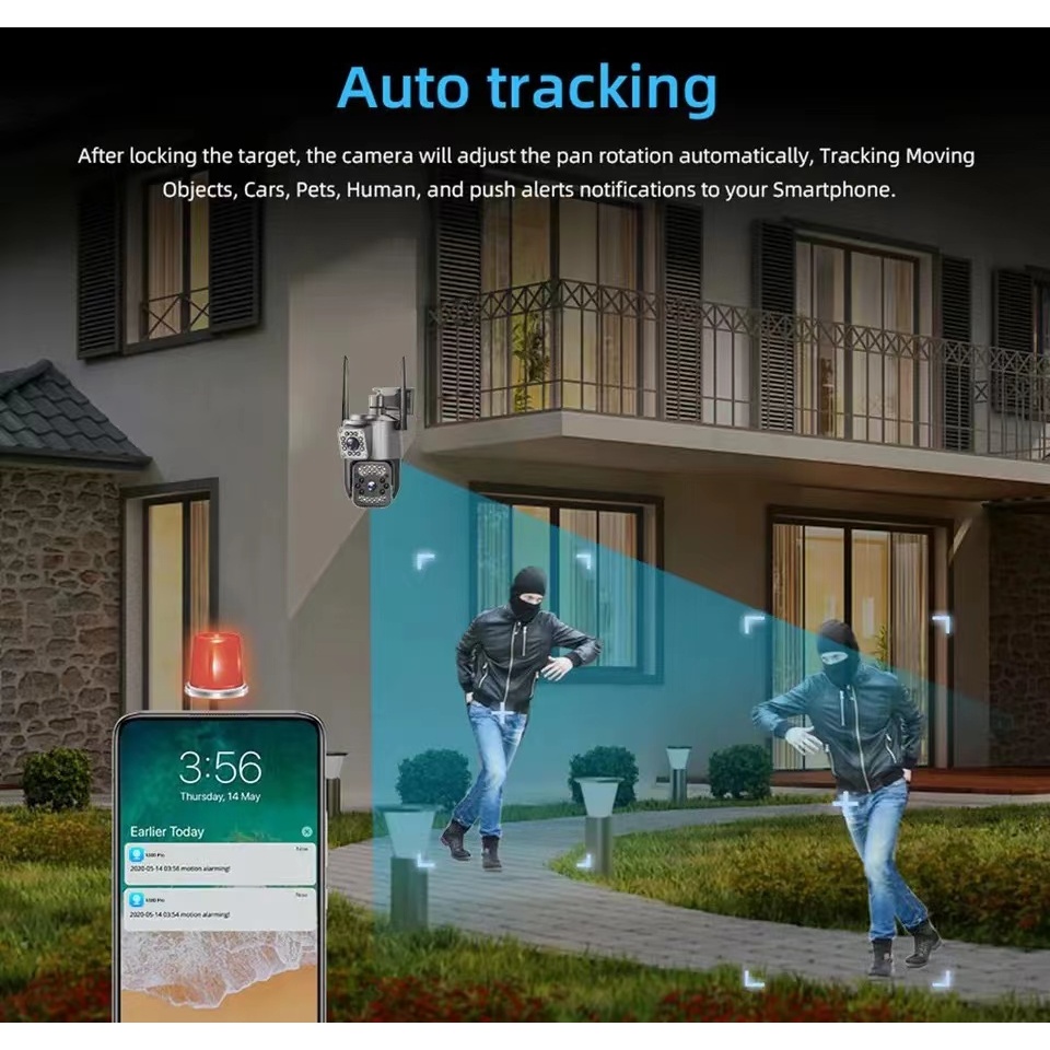 Aio camera An Ninh v380 pro 4g hd 8mp wifi Chống Thấm Nước Thông Minh Cho cctv