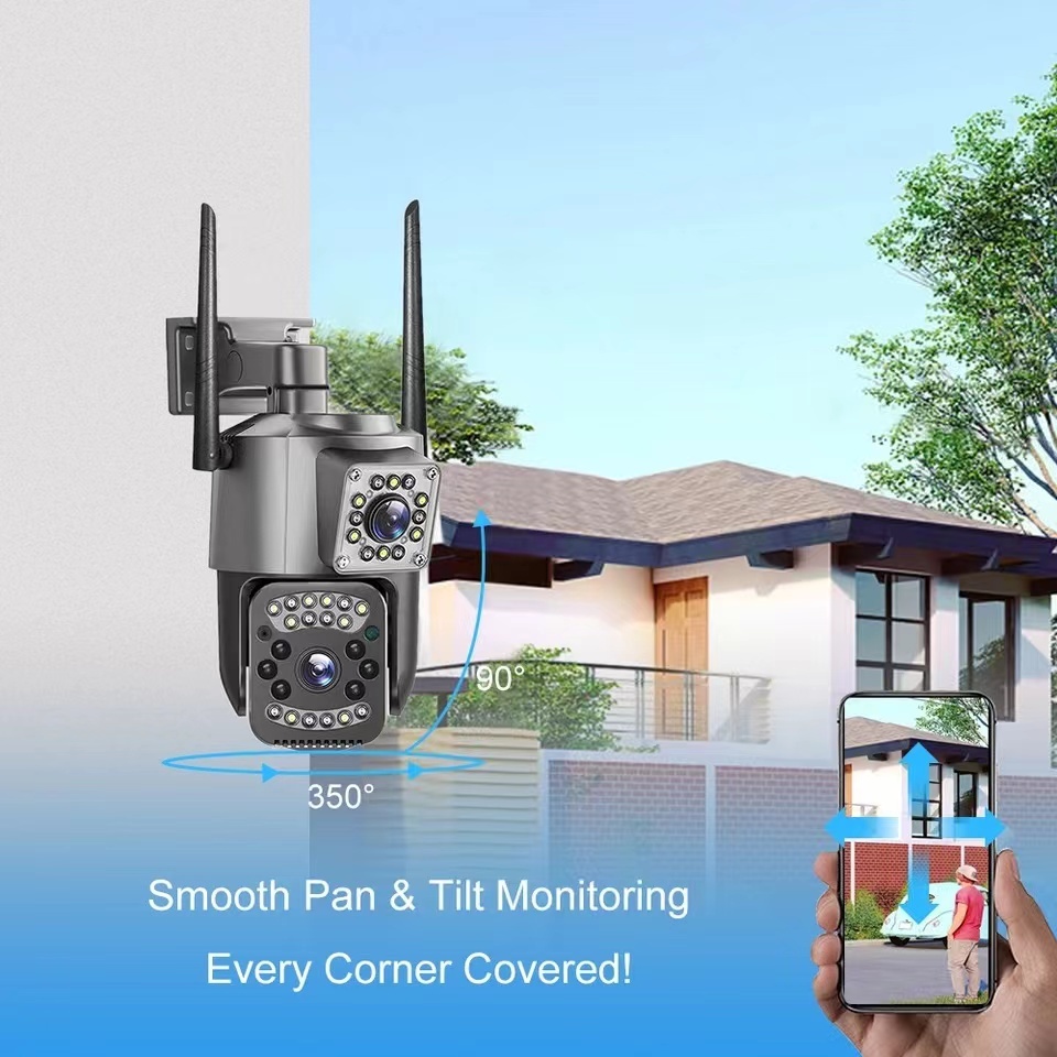 Aio camera An Ninh v380 pro 4g hd 8mp wifi Chống Thấm Nước Thông Minh Cho cctv