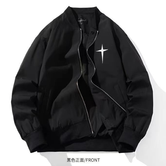 Myers Áo khoác nam và nữ chất lượng cao áo_khoác Zip rộng thoải mái 2023 NEW MJK2300CYO 41Z231013