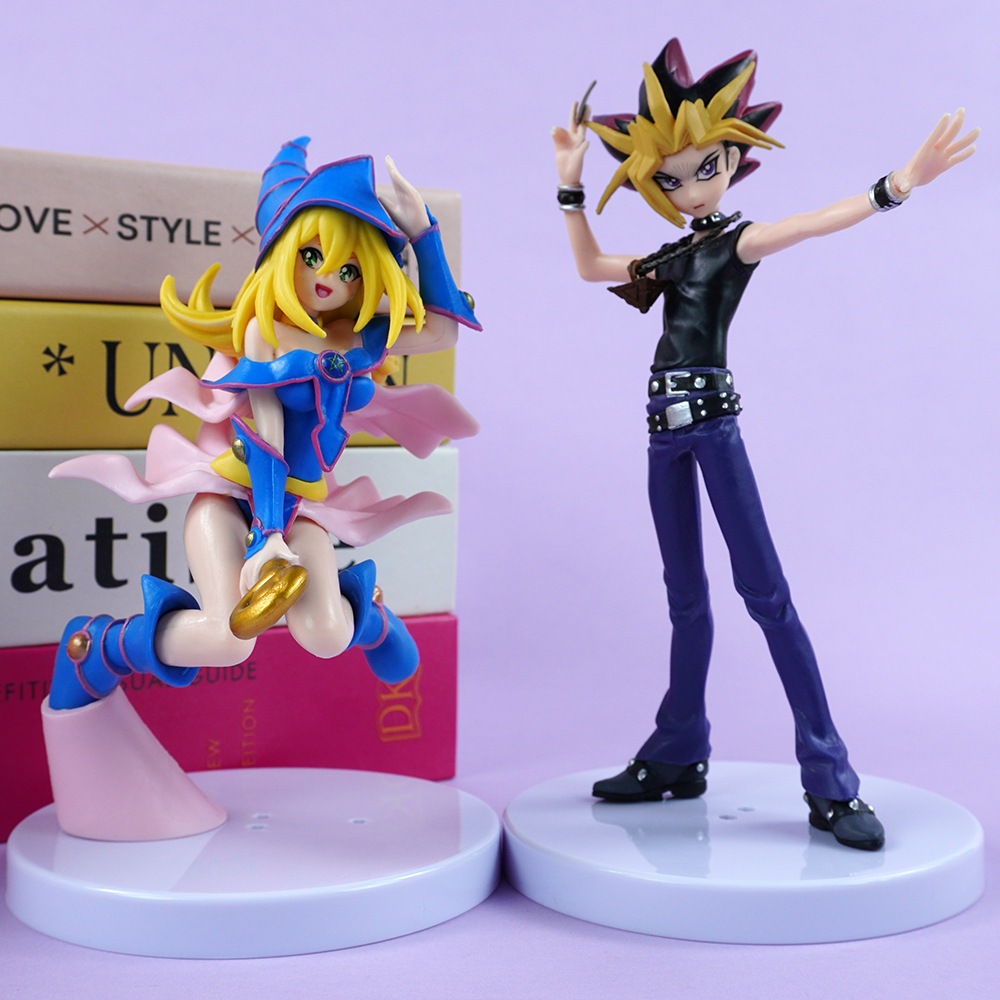1 Chiếc Nhân Vật anime yu-gi-oh 12-17cm Yugi muto seto kaiba joey wheeler Mô Hình Nhân Vật Nữ Ma Thuật Đen