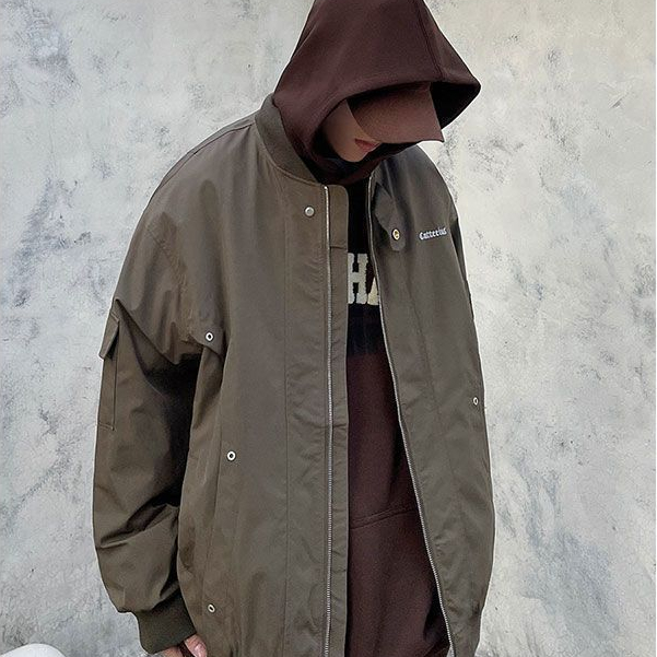 Myers Áo khoác nam và nữ chất lượng cao áo_khoác Zip rộng thoải mái 2023 NEW MJK2300CXB 41Z231013