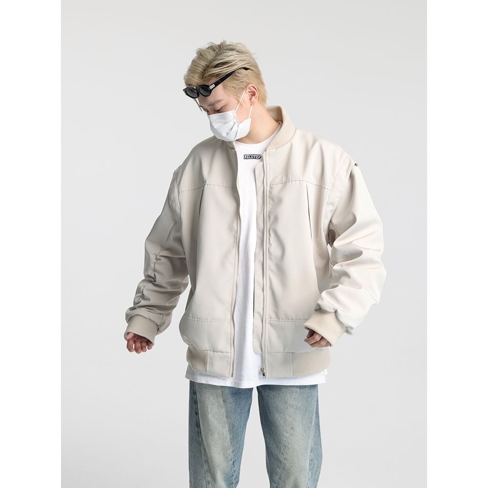 Myers Áo khoác nam và nữ chất lượng cao áo_khoác Zip rộng thoải mái 2023 NEW MJK23A0NU1 42Z231019