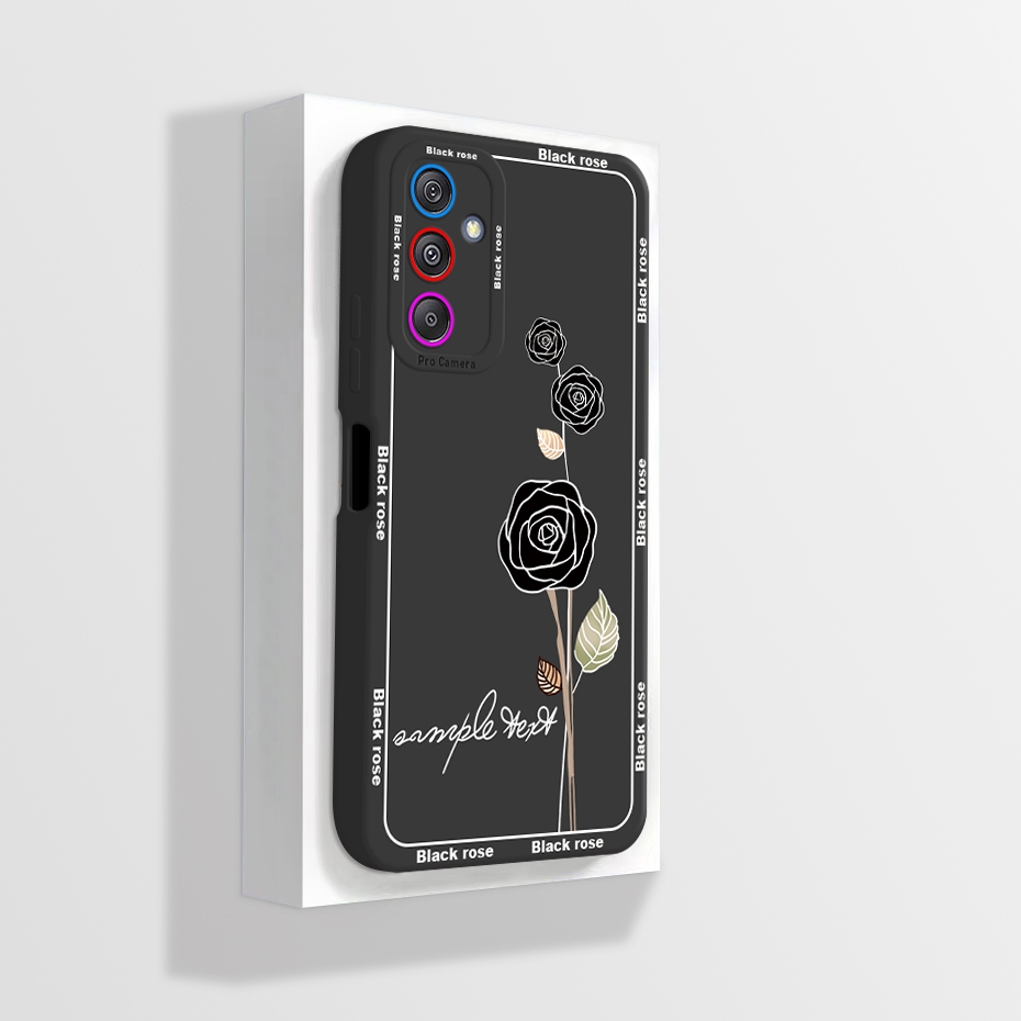 Ôp Điện Thoại Silicon Dẻo Họa Tiết Hoa Xinh Xắn Cho samsung galaxy m34 m14 m54 5g Vỏ