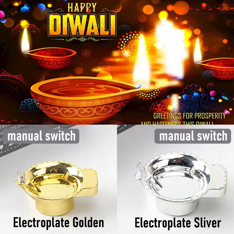 Đèn Dầu Bóng led Cảm Ứng Sâu Trang Trí 2023 diwali