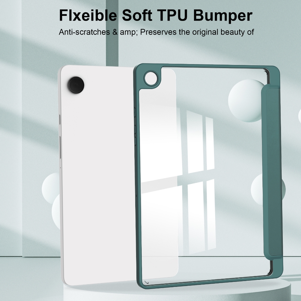 For Samsung Galaxy Tab A9 8.7inch SM-X110 SM-115  A9+ A9 Plus X210 SM-X216 SM-X218 Stand Tablet Smart Cover Auto Sleep Wake S Pen Slot