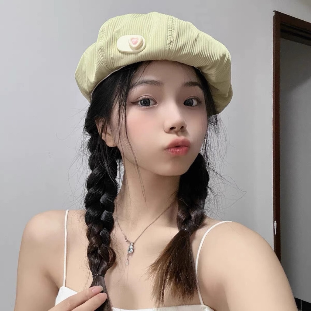 Mũ beret Mỏng Thoáng Khí Phong Cách Nhật Bản Ngọt Ngào Cho Nữ