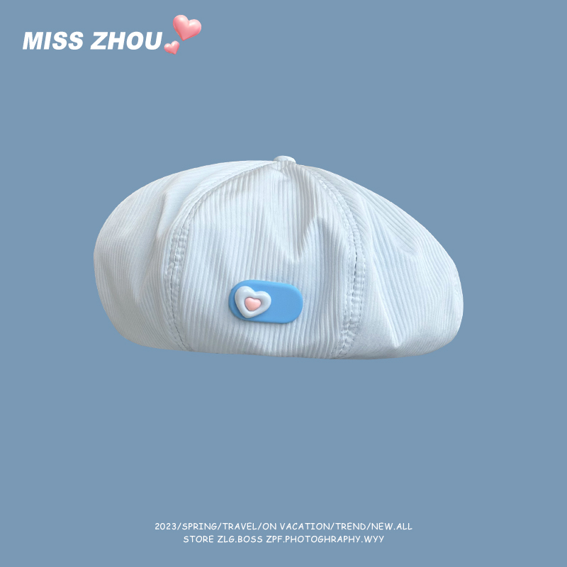 Mũ beret Mỏng Thoáng Khí Phong Cách Nhật Bản Ngọt Ngào Cho Nữ