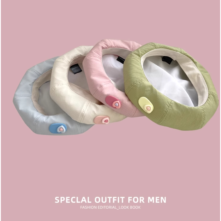 Mũ beret Mỏng Thoáng Khí Phong Cách Nhật Bản Ngọt Ngào Cho Nữ