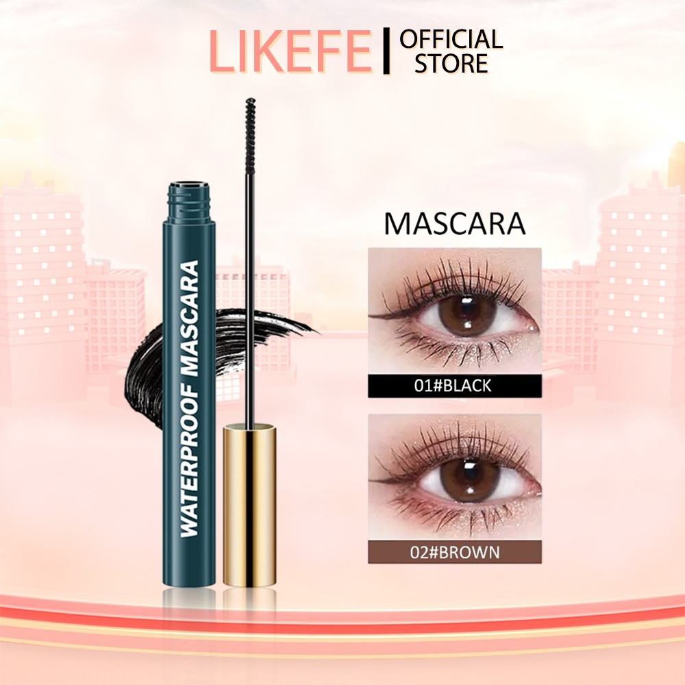Chất lượng cao Mascara LIKEFE chống thấm nước, lâu trôi, làm dày và dài mi