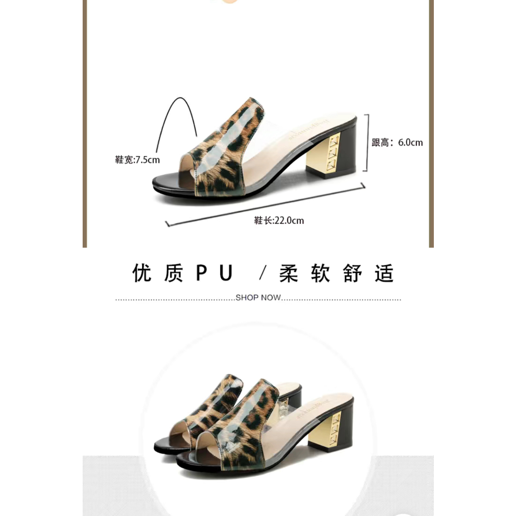 Dép Sandal Cao Gót Dày Dặn Phong Cách Hàn Quốc Thời Trang Mùa Hè Mới Cho Nữ