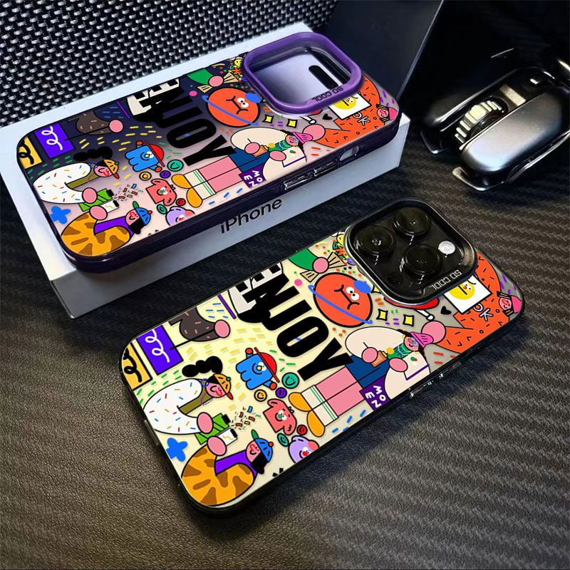Mobile Ốp Điện Thoại Họa Tiết Hoạt Hình graffiti Cho iphone 12promax 14Promax 13 / 12 11 / 14pro 11promax 13promax