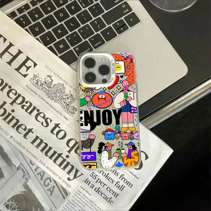 Mobile Ốp Điện Thoại Họa Tiết Hoạt Hình graffiti Cho iphone 12promax 14Promax 13 / 12 11 / 14pro 11promax 13promax