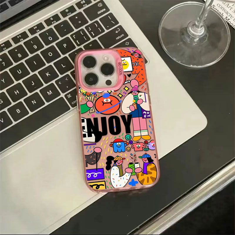 Mobile Ốp Điện Thoại Họa Tiết Hoạt Hình graffiti Cho iphone 12promax 14Promax 13 / 12 11 / 14pro 11promax 13promax