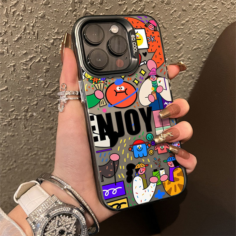 Mobile Ốp Điện Thoại Họa Tiết Hoạt Hình graffiti Cho iphone 12promax 14Promax 13 / 12 11 / 14pro 11promax 13promax