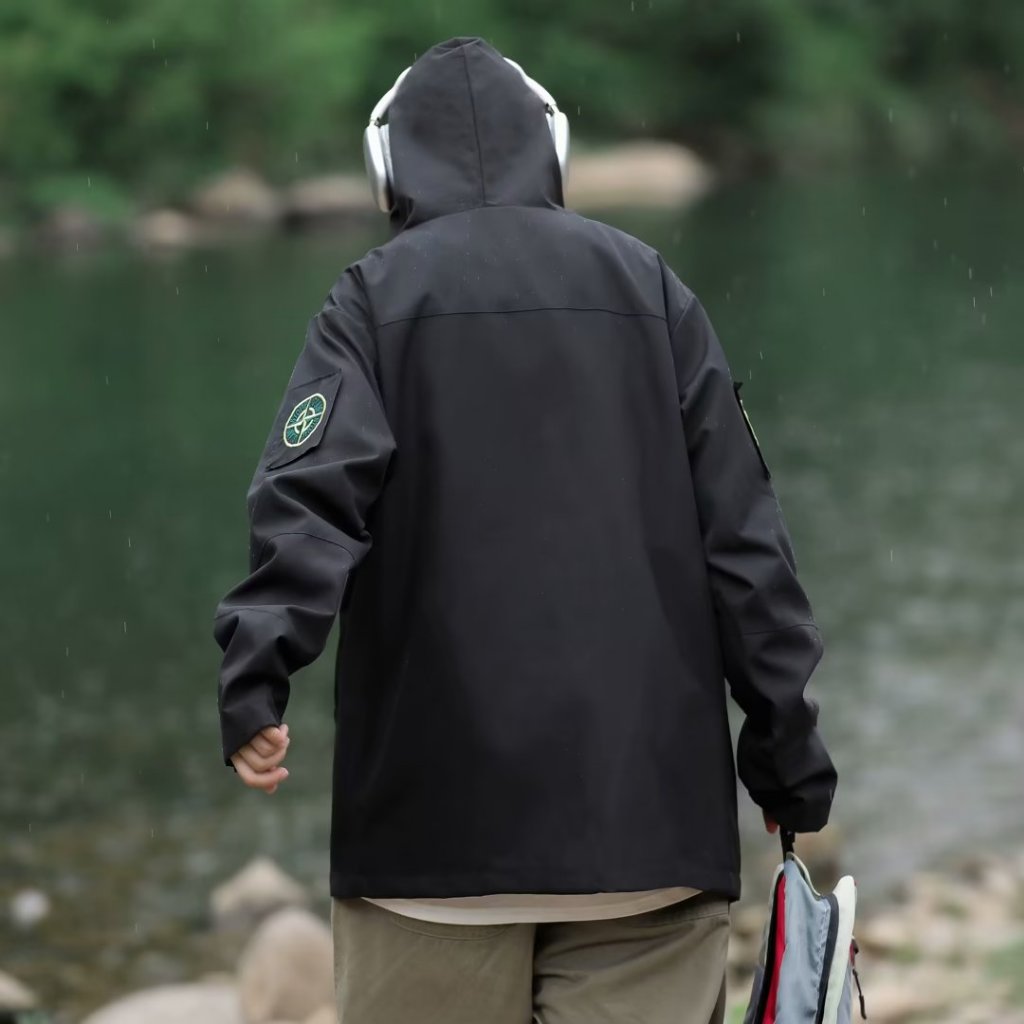 Áo Khoác Dáng Rộng Phong Cách Mỹ Thời Trang Mùa Thu Cho Nam