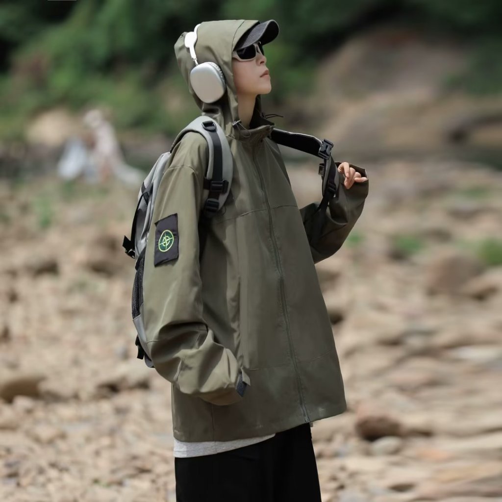 Áo Khoác Dáng Rộng Phong Cách Mỹ Thời Trang Mùa Thu Cho Nam