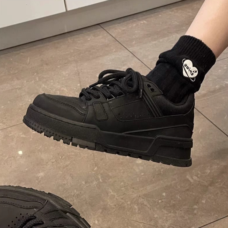 YAOLI  Giày Thể Thao Đế Dày Tăng Chiều Cao Thiết Kế Mới Thoáng Khí Năng Động Thời Trang