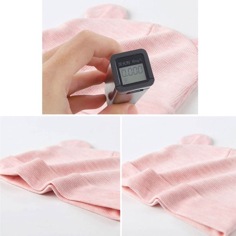 Mũ Cotton Dệt Kim Thoáng Khí Hình Tai Gấu Màu Sắc Tinh Khiết Thân Thiện Với Làn Da Rửa Tay Cho Trẻ Sơ Sinh