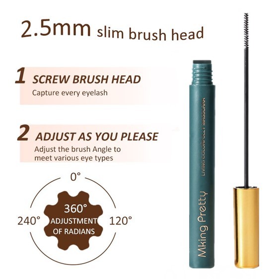 Mascara Minijmuie Kháng Nước Lâu Trôi Chuốt Mi Cong Vút Dày Và Dài Hơn