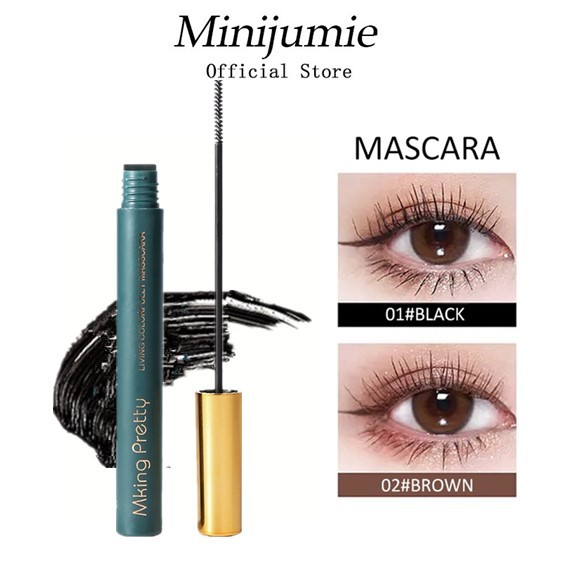 Mascara Minijmuie Kháng Nước Lâu Trôi Chuốt Mi Cong Vút Dày Và Dài Hơn