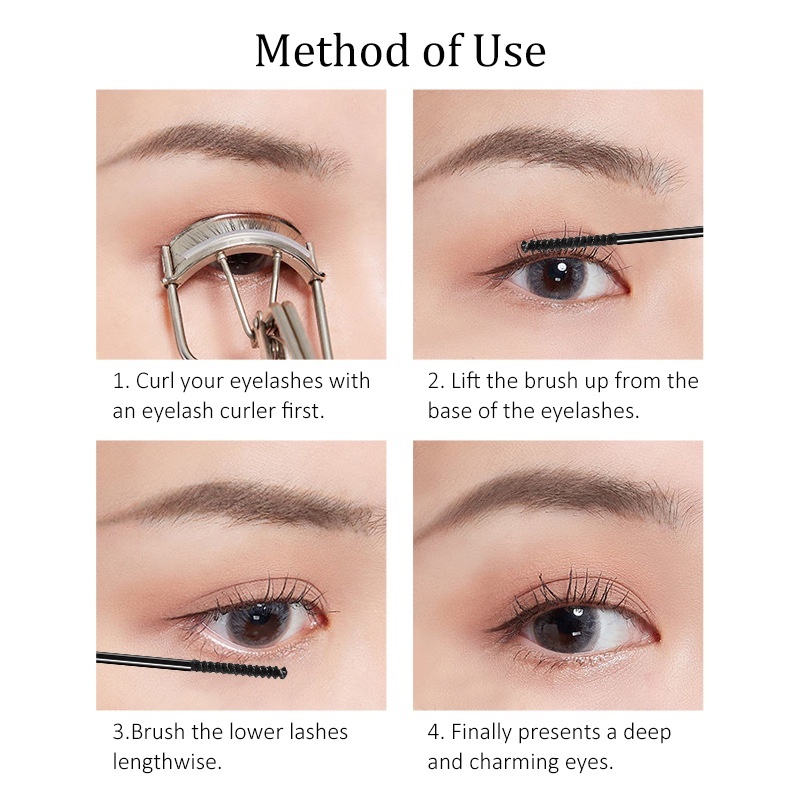 Mascara Minijmuie Kháng Nước Lâu Trôi Chuốt Mi Cong Vút Dày Và Dài Hơn