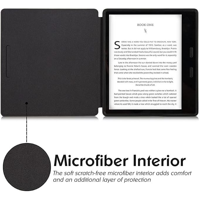 Ốp Bao Da pu Máy Tính Bảng Siêu Mỏng Dành Cho Amazon kindle oasis 2019 10th / 2017 9th / kindle oasis 3 / kindle oasis 2 Ốp