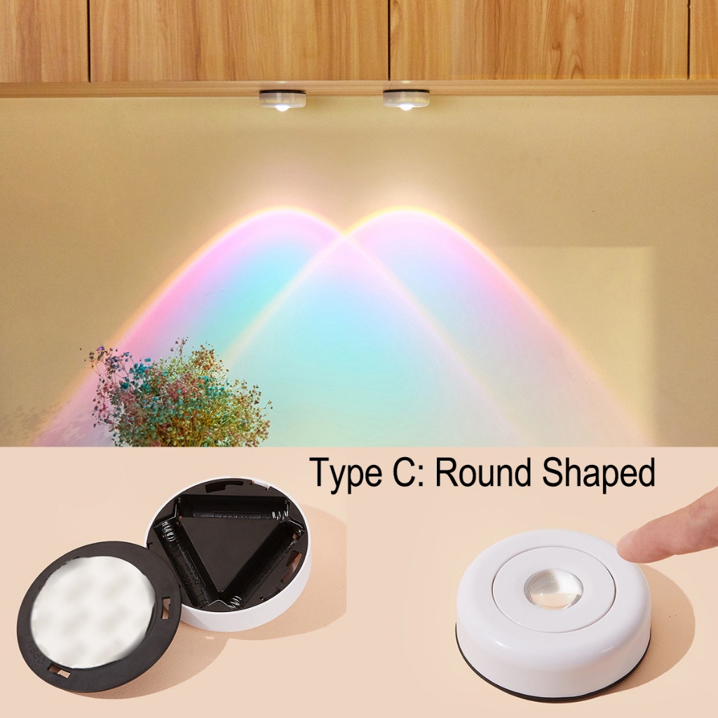 Đèn Chiếu Trang Trí Phòng Ngủ 360 Độ Hình Hoàng Hôn Xinh Xắn° Đèn Xoay Tròn Sáng Tạo Độc Đáo