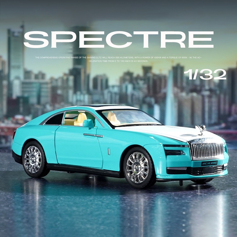 Mô Hình Xe Hơi Cuộn Tỷ Lệ 1: 32 Có Đèn Và Âm Thanh Bằng Hợp Kim Dành Cho Bé Trai