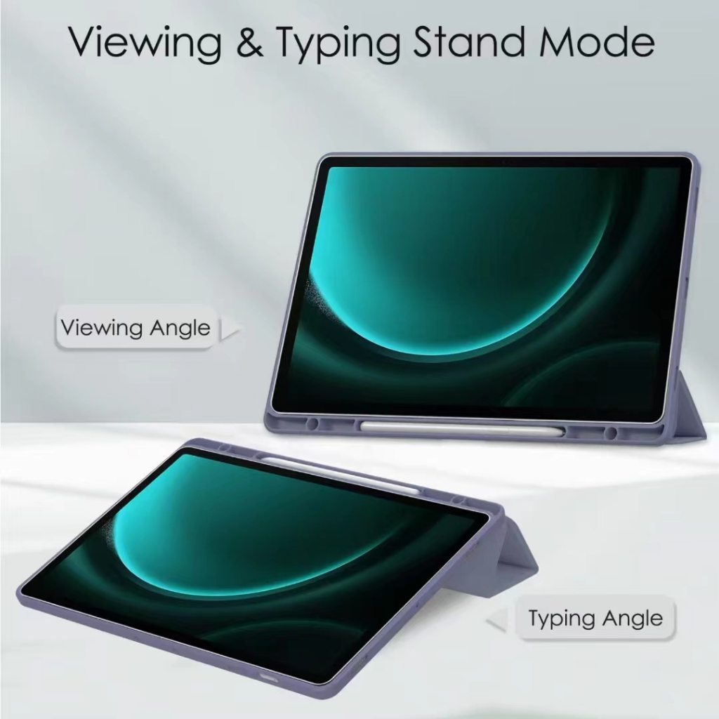 Ốp Bao Da Máy Tính Bảng Thông Minh Cho galaxy tab s9 fe 10.9 "/ galaxy tab s9 + plus 12.4 inch 2023 galaxy tablet 11 inch 2023