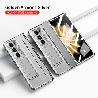 Toàn Bộ Ốp Điện Thoại Dạng Giáp Màu Vàng Chống Sốc Chống Rơi Có Thể Gập Lại Bảo Vệ Ống Kính Máy Ảnh Cho honor magic V
