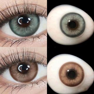 Irislens 1 Cặp Kính Áp Tròng Mắt To 14.5mm Tự Nhiên Thoải Mái Cho Học Sinh