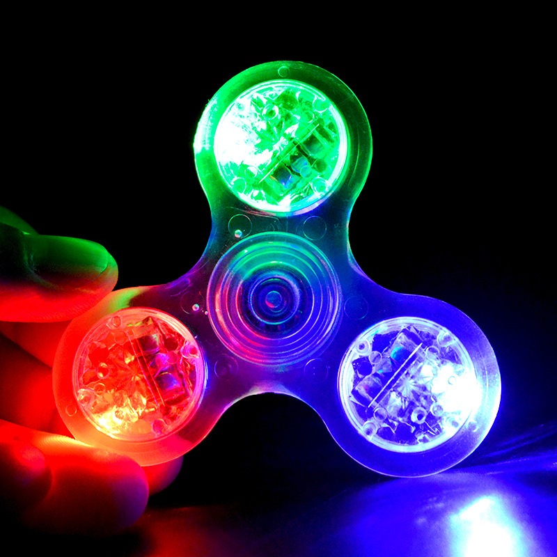 Con Quay Đồ Chơi spinner Có ĐèN led NhiềU MàU