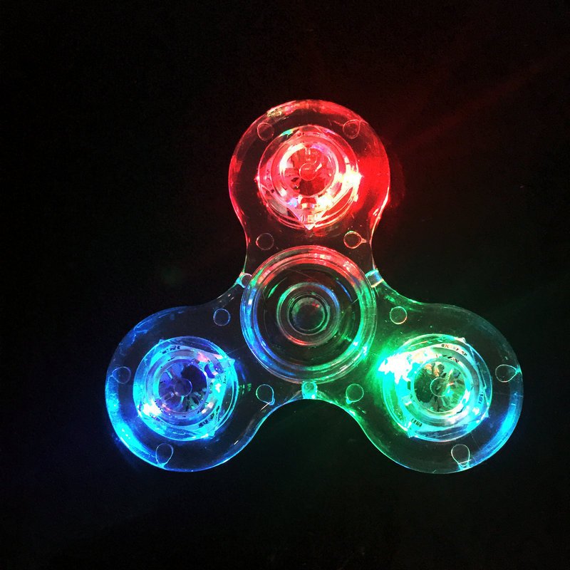 Con Quay Đồ Chơi spinner Có ĐèN led NhiềU MàU