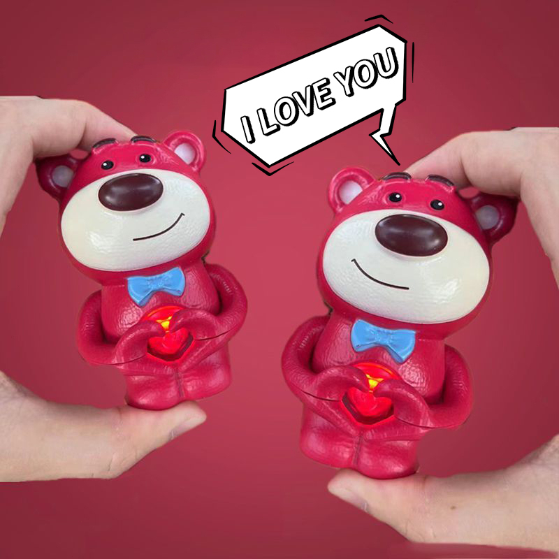 Lotso Búp Bê Đồ Chơi Trái Tim Xinh Xắn Phát Sáng Trong Bóng Tối