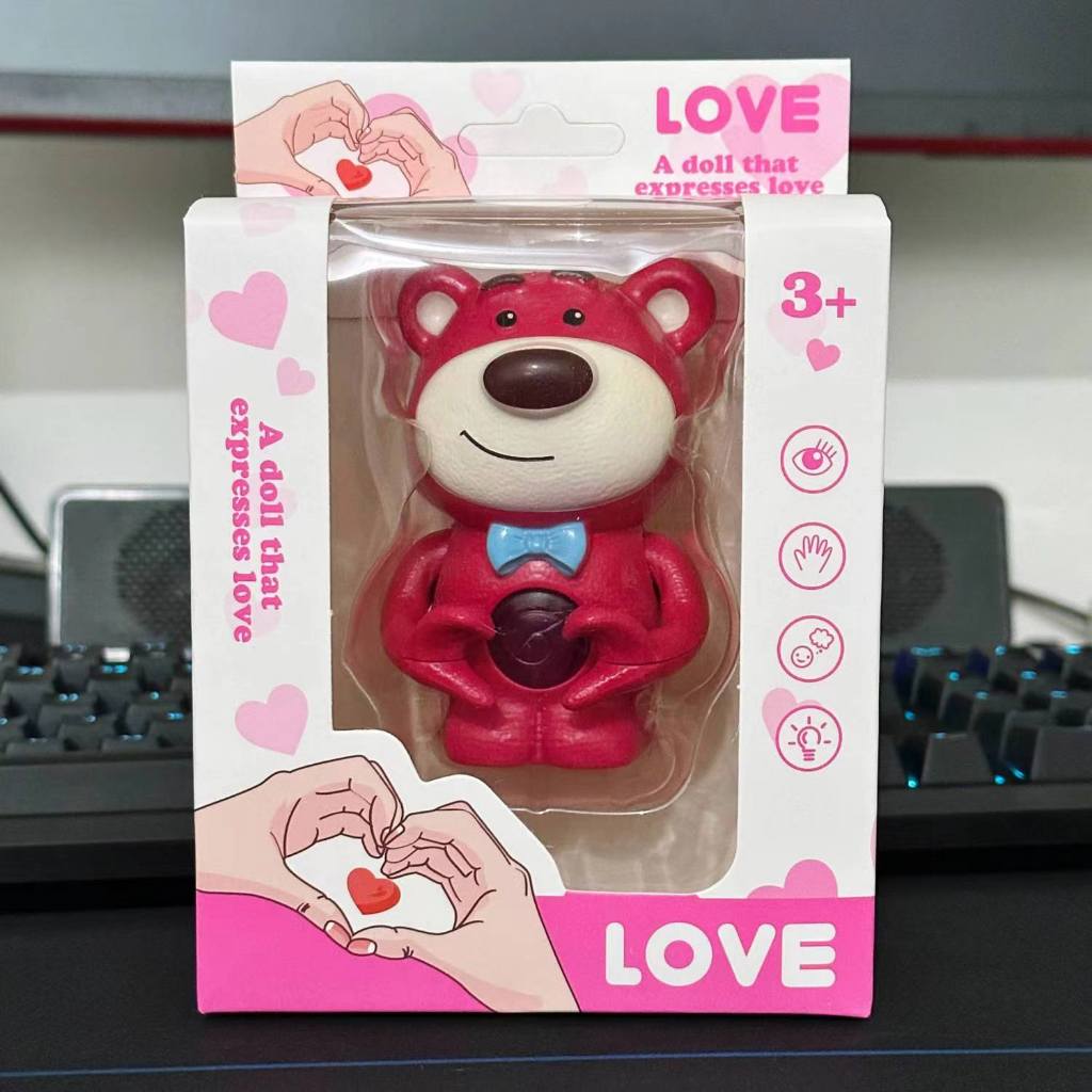 Lotso Búp Bê Đồ Chơi Trái Tim Xinh Xắn Phát Sáng Trong Bóng Tối