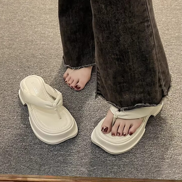 MOCHO dép sandal nữ  dép bánh mì đế cao thời trang B28G0VX 2023 NEW