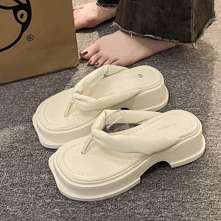 MOCHO dép sandal nữ  dép bánh mì đế cao thời trang B28G0VX 2023 NEW