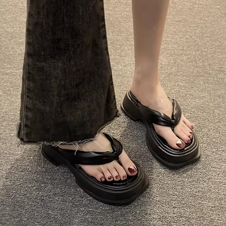 MOCHO dép sandal nữ  dép bánh mì đế cao thời trang B28G0VX 2023 NEW