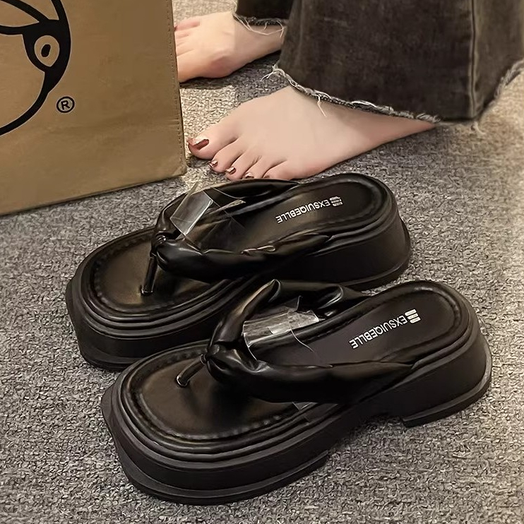 MOCHO dép sandal nữ  dép bánh mì đế cao thời trang B28G0VX 2023 NEW