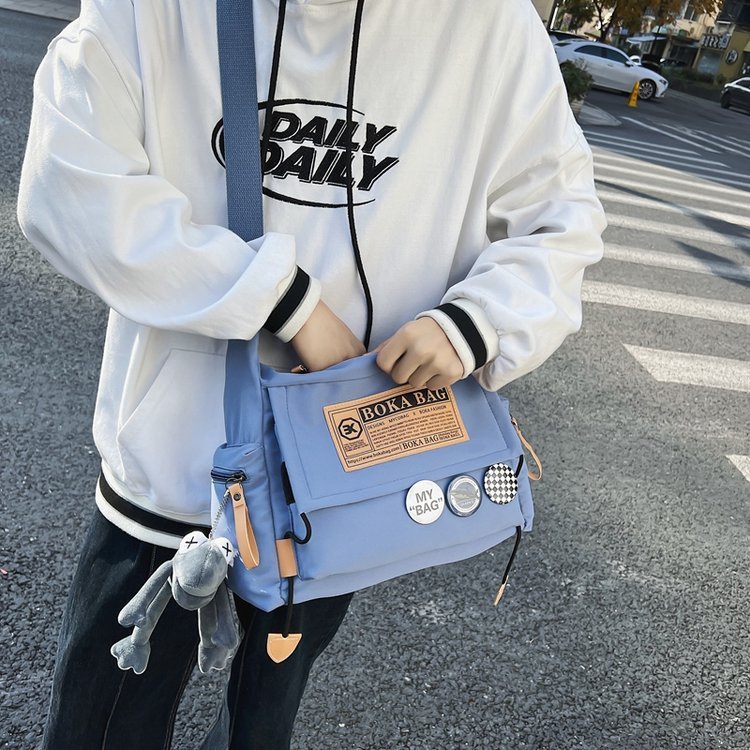 IMELON Túi Đeo Chéo Phong Cách Harajuku Nhật Bản Cho Nam Nữ