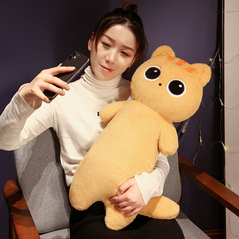 Thú Nhồi Bông Hình Mèo Đen 60cm Đáng Yêu